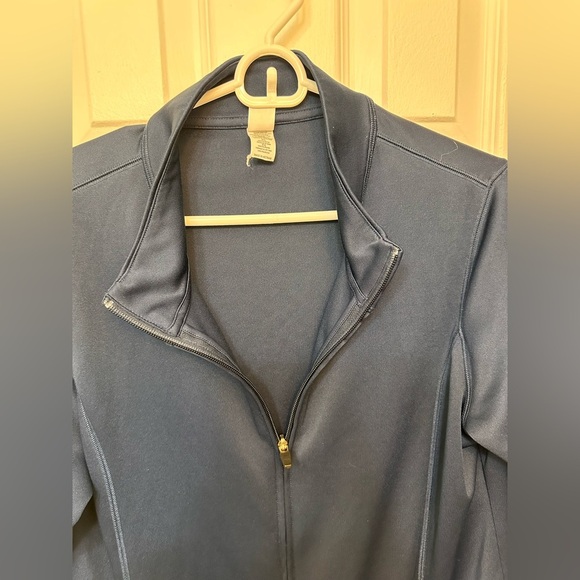 Alo Navy Full Zip Lightweight Long sleeve Jacket - Picture 3 of 6